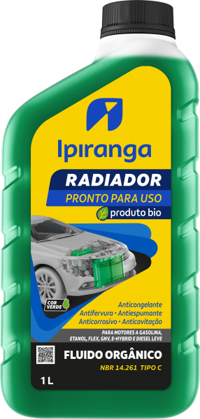 Ipiranga Radiador Carro Pronto Uso Verde